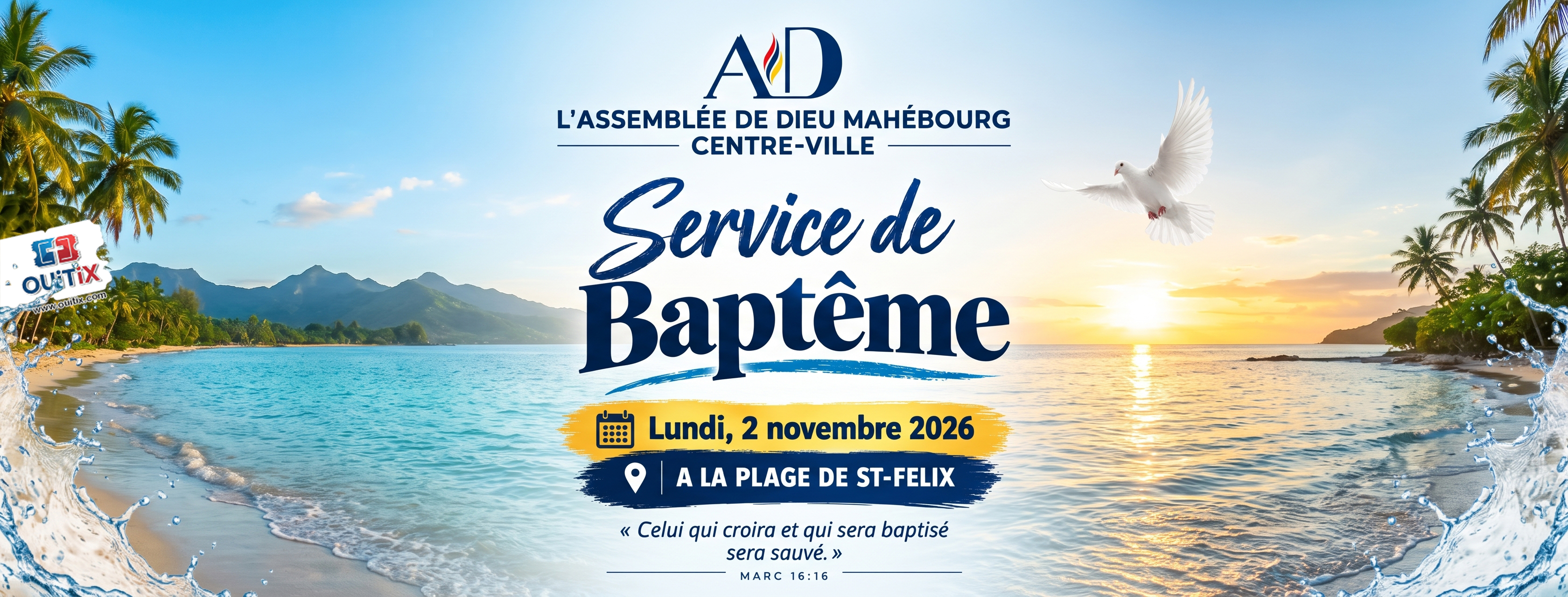 Service de Baptême – ADD Mahébourg Centre-Ville