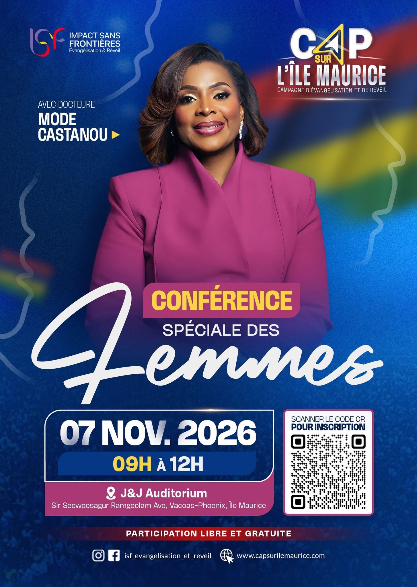 Conférence Spéciale des Femmes – Docteure Mode Castanou (Cap sur l'Île Maurice)